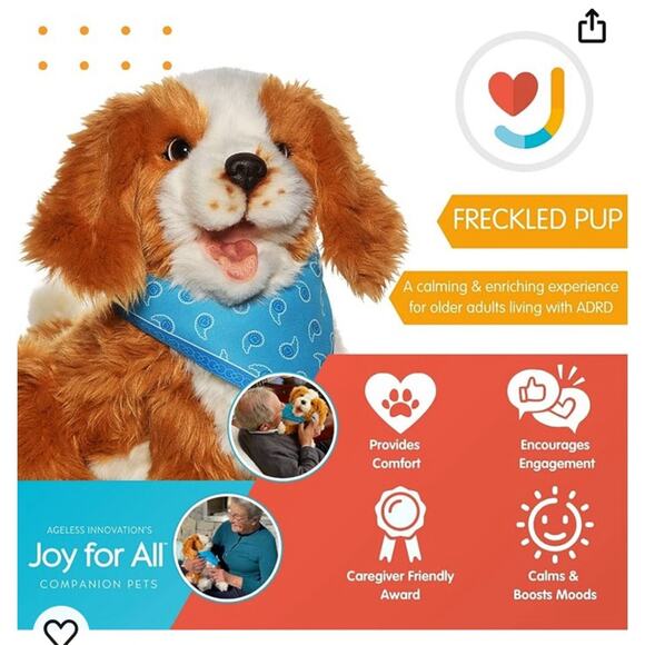 Realistic Freckled Scruffy Dog Life Companion Pets - Picture 11 of 12